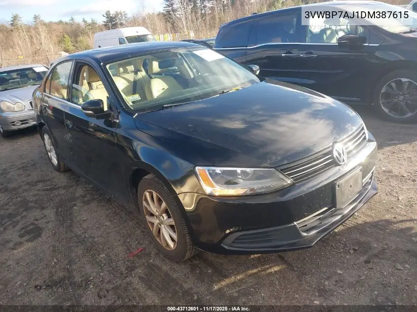 3VWBP7AJ1DM387615 2013 Volkswagen Jetta Se
