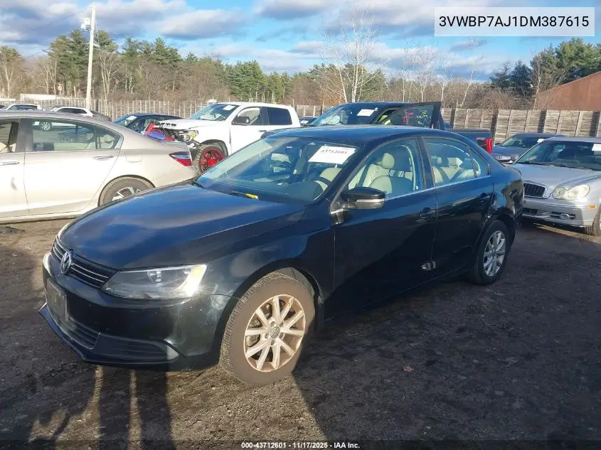 3VWBP7AJ1DM387615 2013 Volkswagen Jetta Se