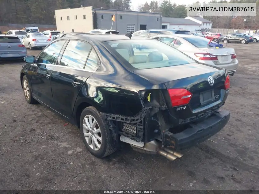 3VWBP7AJ1DM387615 2013 Volkswagen Jetta Se