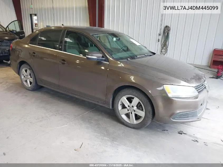 3VWLL7AJ4DM445099 2013 Volkswagen Jetta 2.0L Tdi