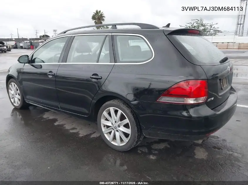 3VWPL7AJ3DM684113 2013 Volkswagen Jetta Sportwagen 2.0L Tdi