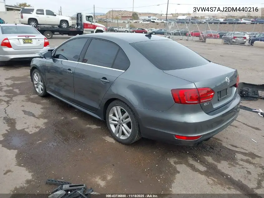 3VW4S7AJ2DM440216 2013 Volkswagen Jetta Gli