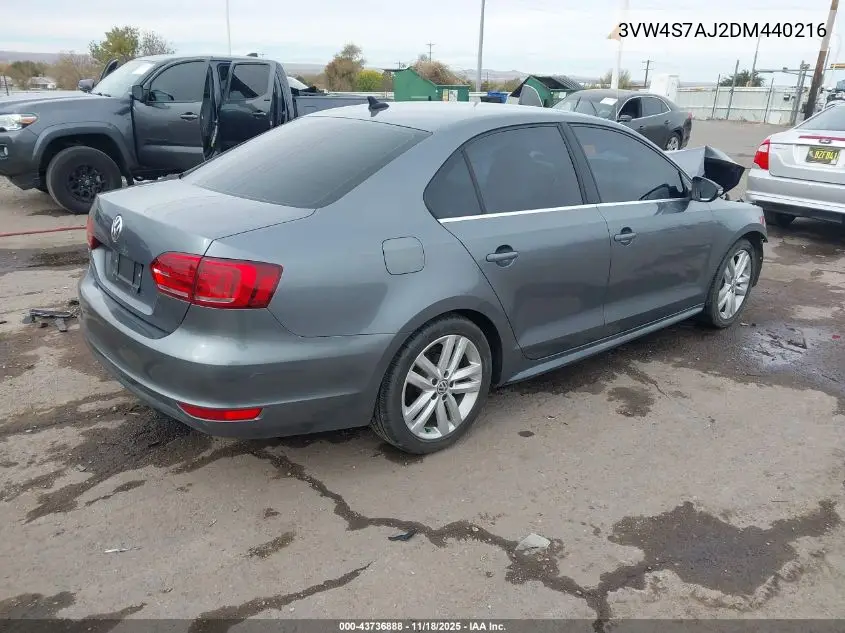 3VW4S7AJ2DM440216 2013 Volkswagen Jetta Gli