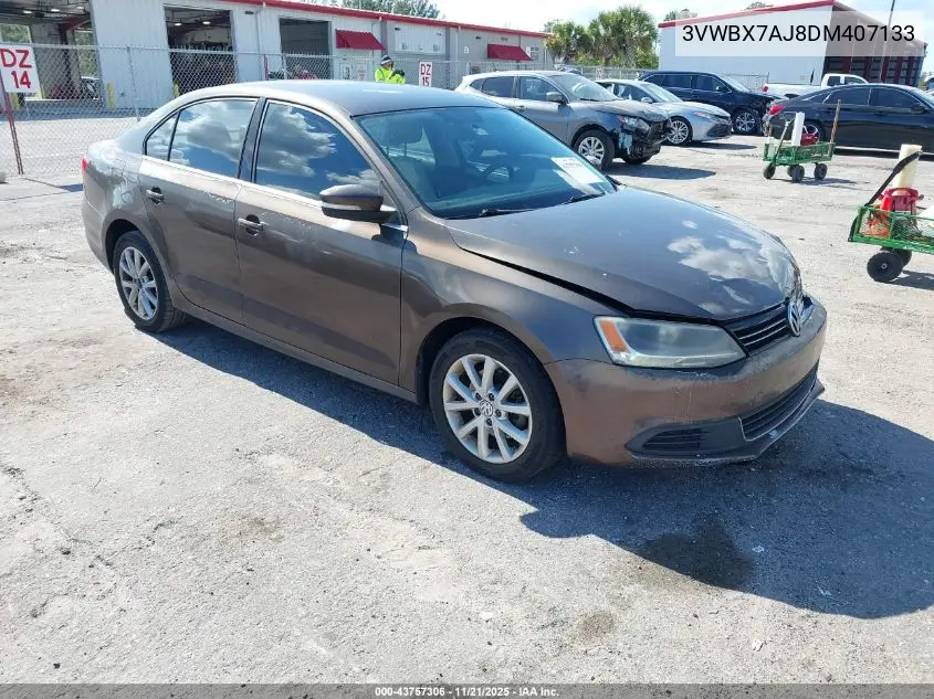 3VWBX7AJ8DM407133 2013 Volkswagen Jetta 2.5L Se