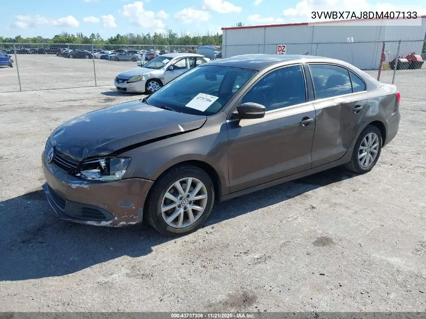 3VWBX7AJ8DM407133 2013 Volkswagen Jetta 2.5L Se