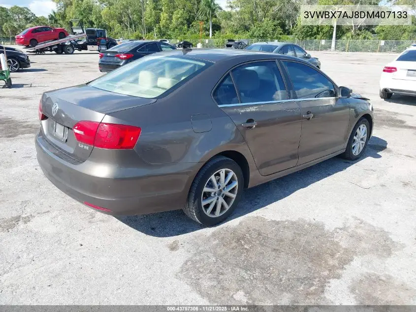3VWBX7AJ8DM407133 2013 Volkswagen Jetta 2.5L Se