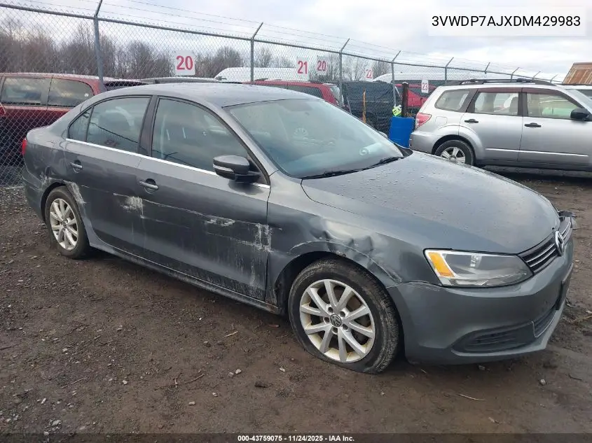 3VWDP7AJXDM429983 2013 Volkswagen Jetta 2.5L Se