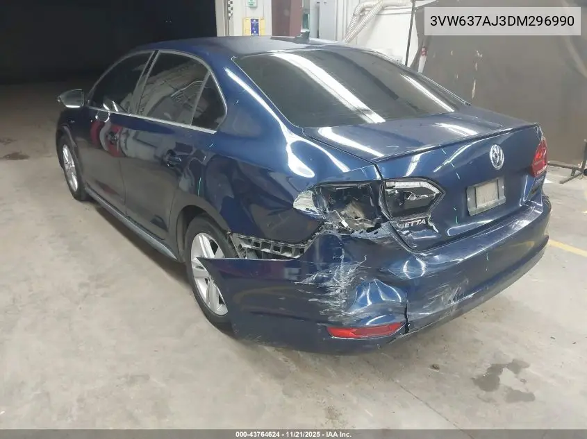 3VW637AJ3DM296990 2013 Volkswagen Jetta Hybrid Sel