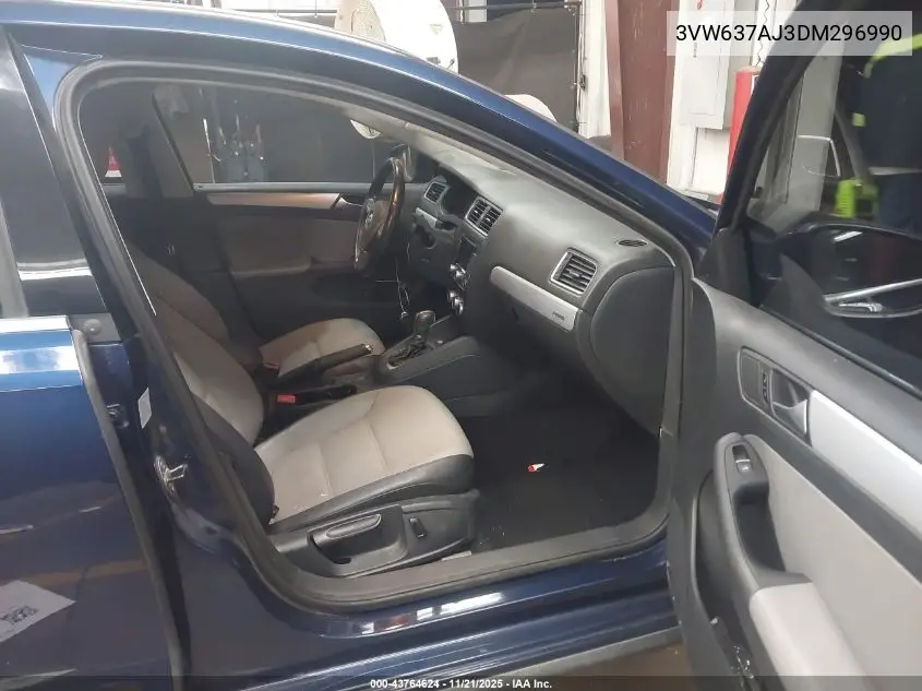 3VW637AJ3DM296990 2013 Volkswagen Jetta Hybrid Sel