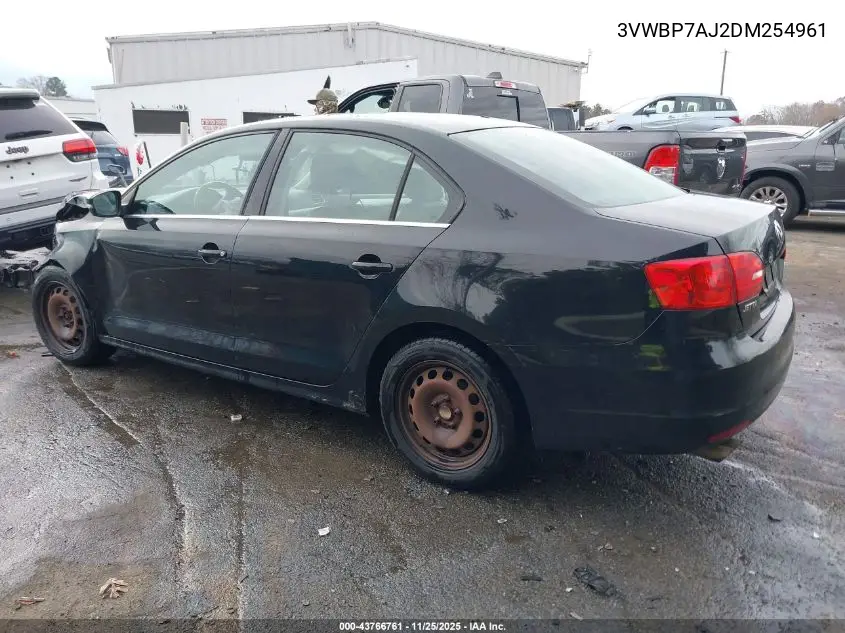 3VWBP7AJ2DM254961 2013 Volkswagen Jetta 2.5L Se