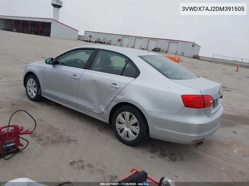 3VWDX7AJ2DM391505 2013 Volkswagen Jetta 2.5L Se
