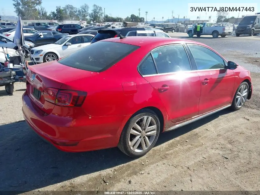 3VW4T7AJ8DM447443 2013 Volkswagen Jetta Gli