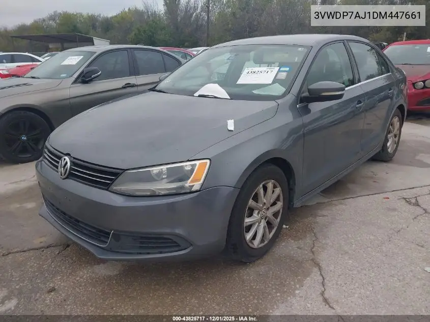 3VWDP7AJ1DM447661 2013 Volkswagen Jetta 2.5L Se