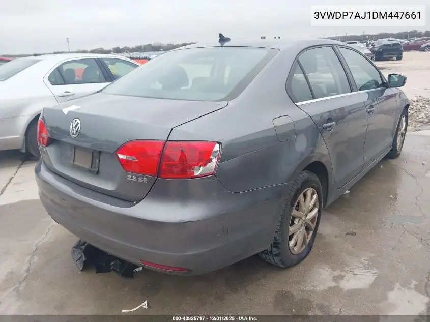 3VWDP7AJ1DM447661 2013 Volkswagen Jetta 2.5L Se