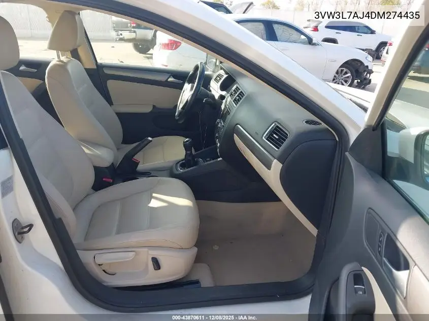 3VW3L7AJ4DM274435 2013 Volkswagen Jetta 2.0L Tdi
