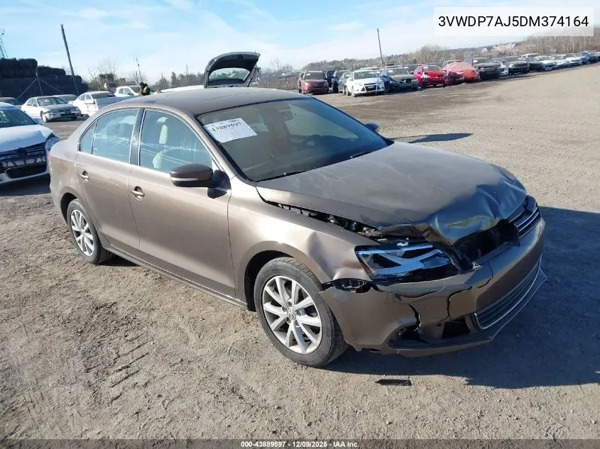 3VWDP7AJ5DM374164 2013 Volkswagen Jetta Se