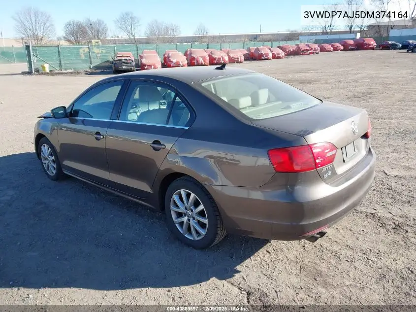 3VWDP7AJ5DM374164 2013 Volkswagen Jetta Se