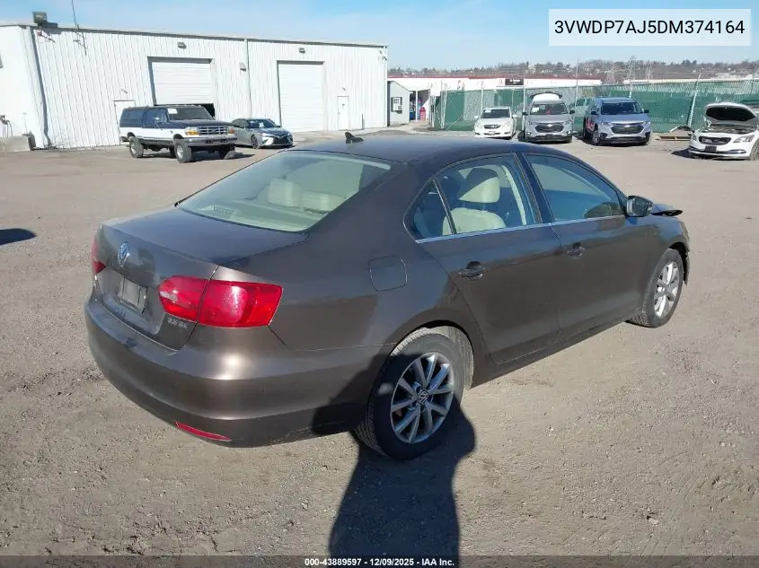 3VWDP7AJ5DM374164 2013 Volkswagen Jetta Se