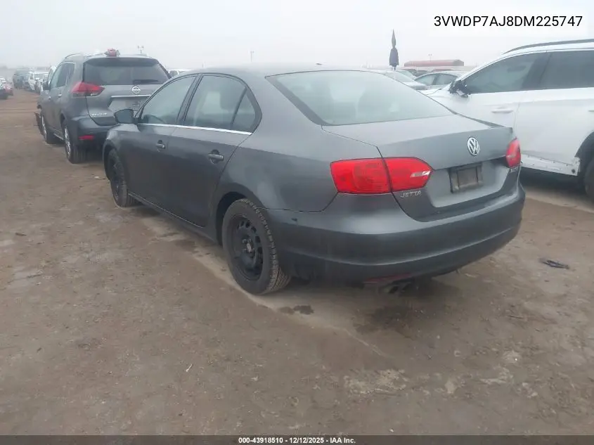 3VWDP7AJ8DM225747 2013 Volkswagen Jetta 2.5L Se