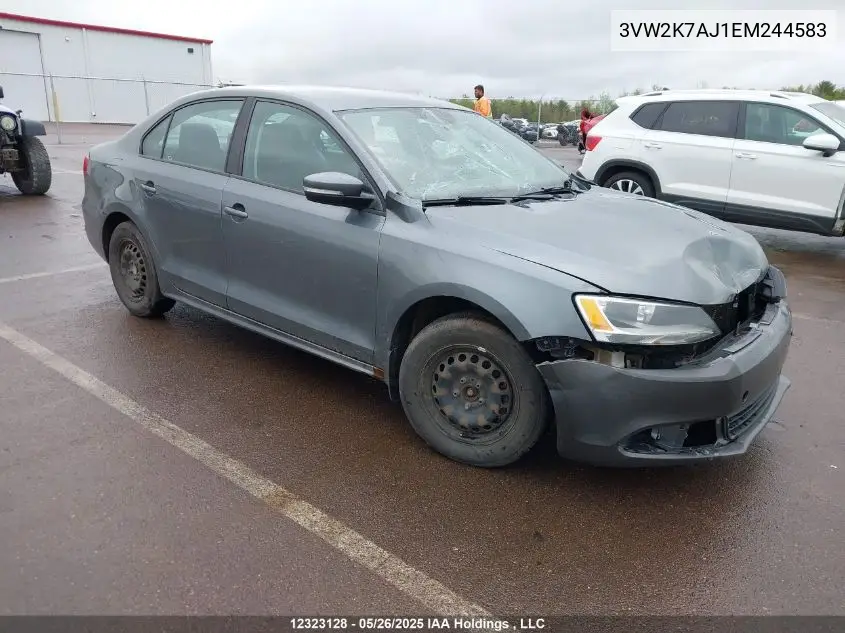 3VW2K7AJ1EM244583 2014 Volkswagen Jetta S