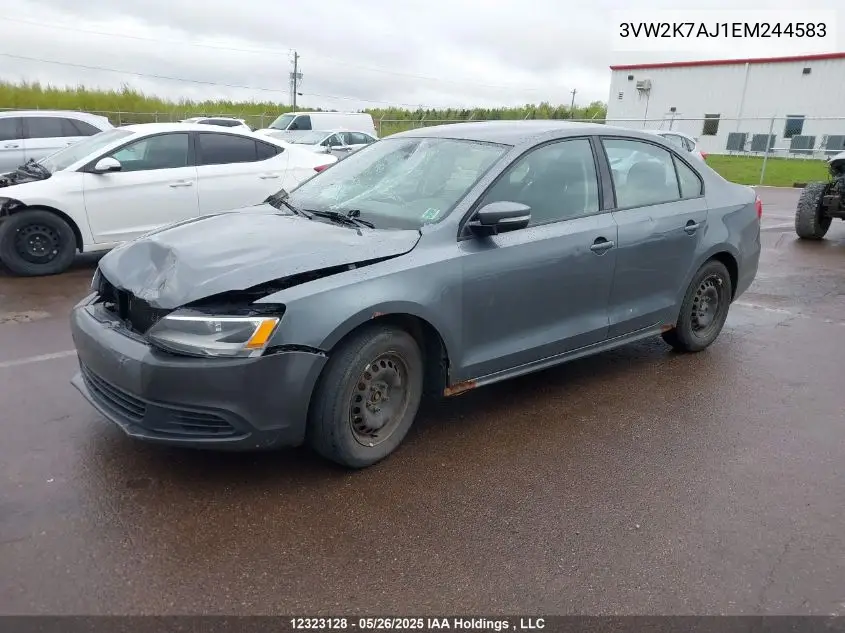 3VW2K7AJ1EM244583 2014 Volkswagen Jetta S