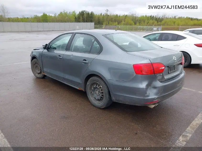 3VW2K7AJ1EM244583 2014 Volkswagen Jetta S