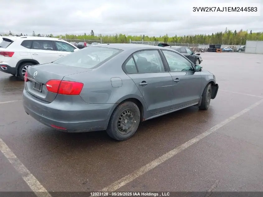 3VW2K7AJ1EM244583 2014 Volkswagen Jetta S