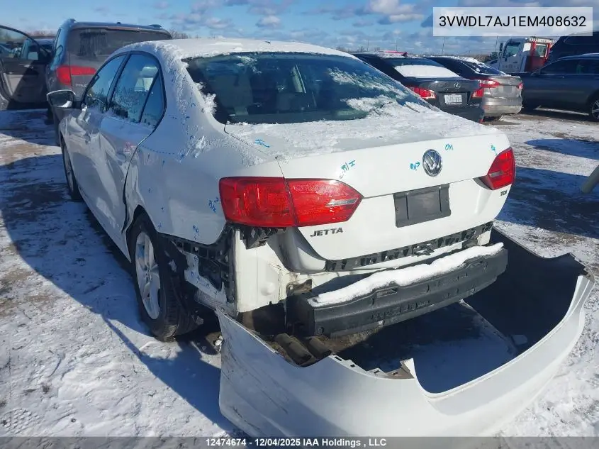 3VWDL7AJ1EM408632 2014 Volkswagen Jetta Tdi