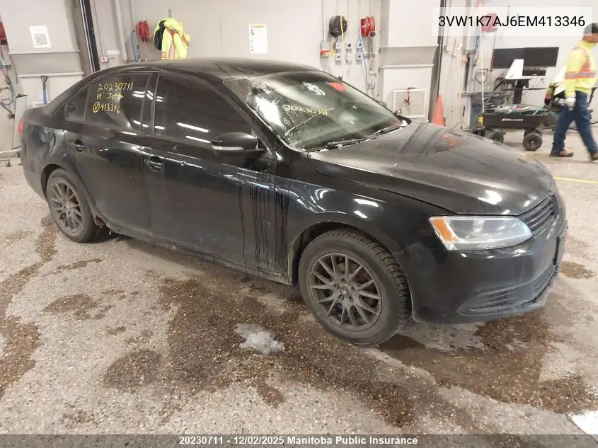 3VW1K7AJ6EM413346 2014 Volkswagen Jetta 2.0