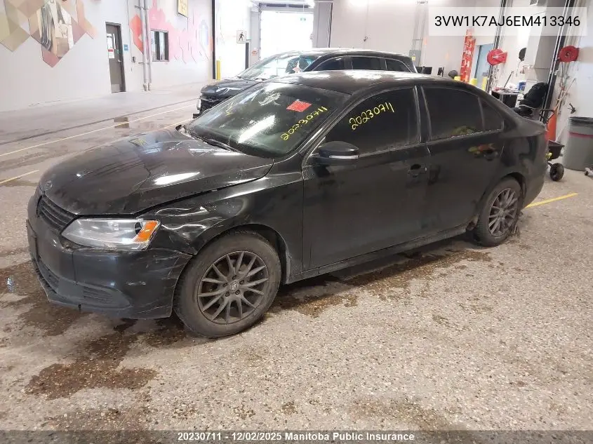 3VW1K7AJ6EM413346 2014 Volkswagen Jetta 2.0
