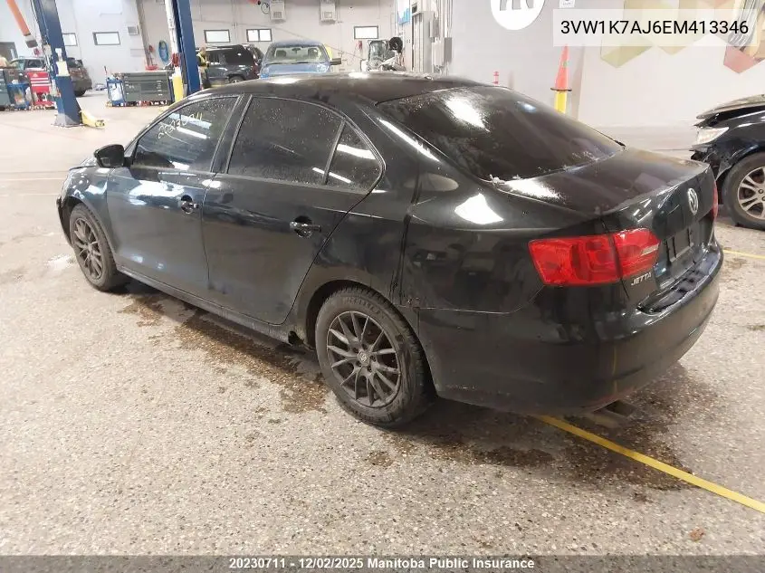 3VW1K7AJ6EM413346 2014 Volkswagen Jetta 2.0