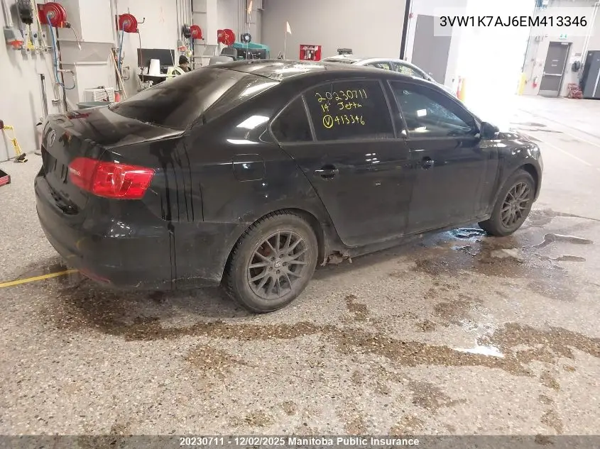 3VW1K7AJ6EM413346 2014 Volkswagen Jetta 2.0