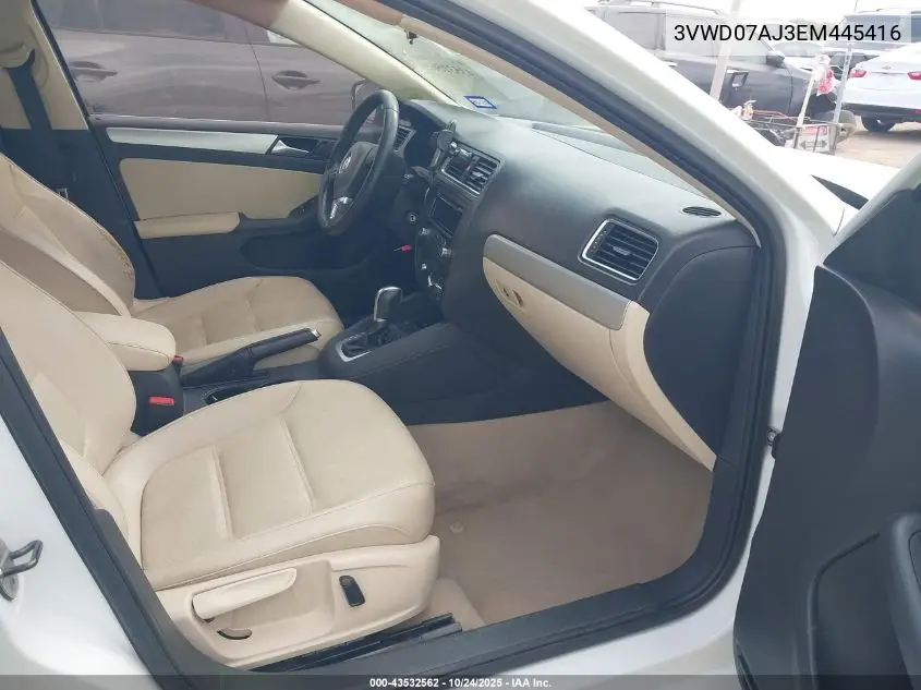 3VWD07AJ3EM445416 2014 Volkswagen Jetta 1.8T Se