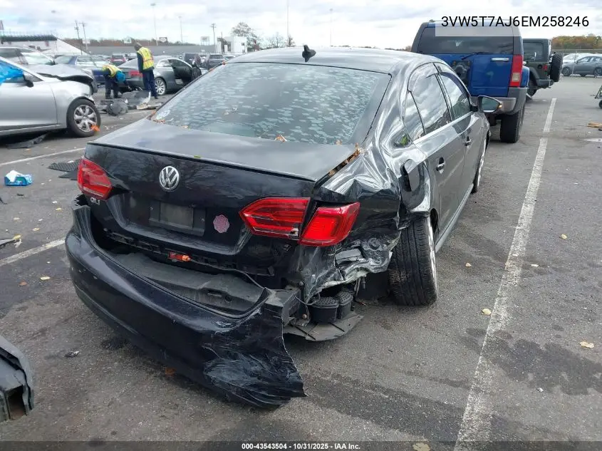 3VW5T7AJ6EM258246 2014 Volkswagen Jetta Gli Edition 30 W/Nav