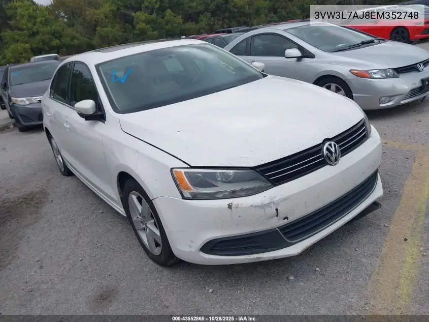 3VW3L7AJ8EM352748 2014 Volkswagen Jetta 2.0L Tdi
