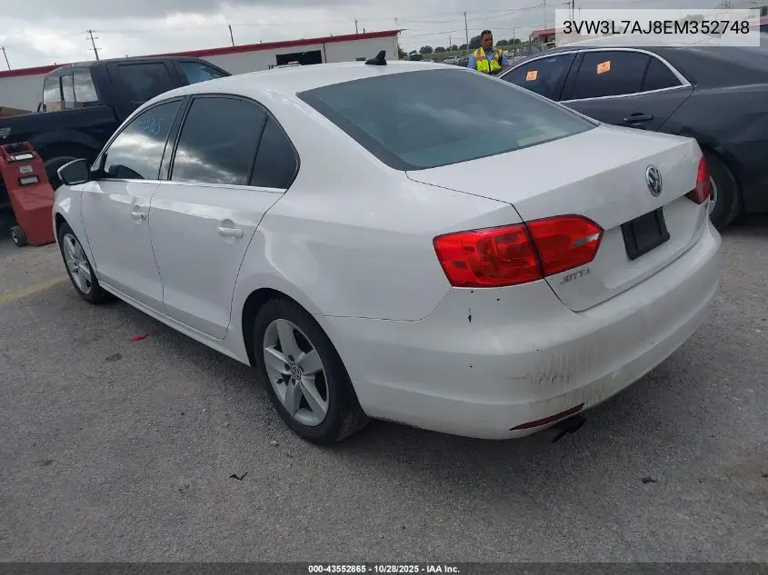 3VW3L7AJ8EM352748 2014 Volkswagen Jetta 2.0L Tdi