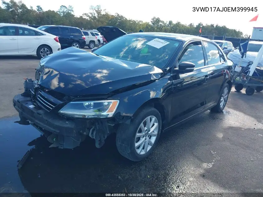 3VWD17AJ0EM399945 2014 Volkswagen Jetta 1.8T Se