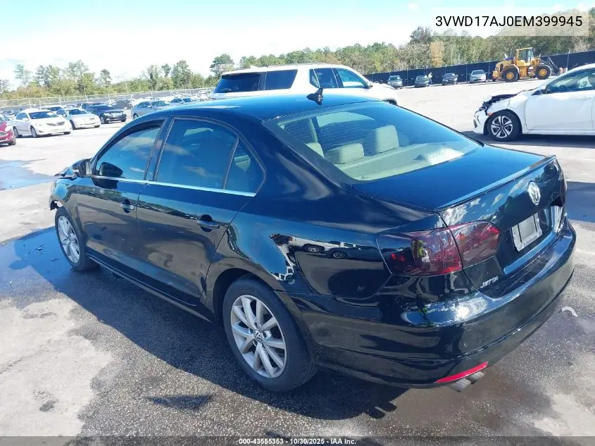 3VWD17AJ0EM399945 2014 Volkswagen Jetta 1.8T Se