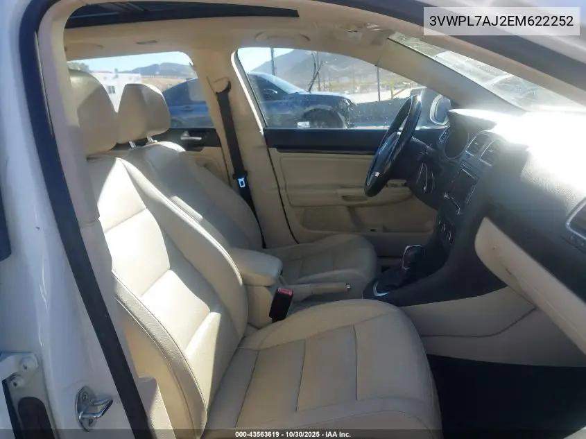 3VWPL7AJ2EM622252 2014 Volkswagen Jetta Sportwagen 2.0L Tdi