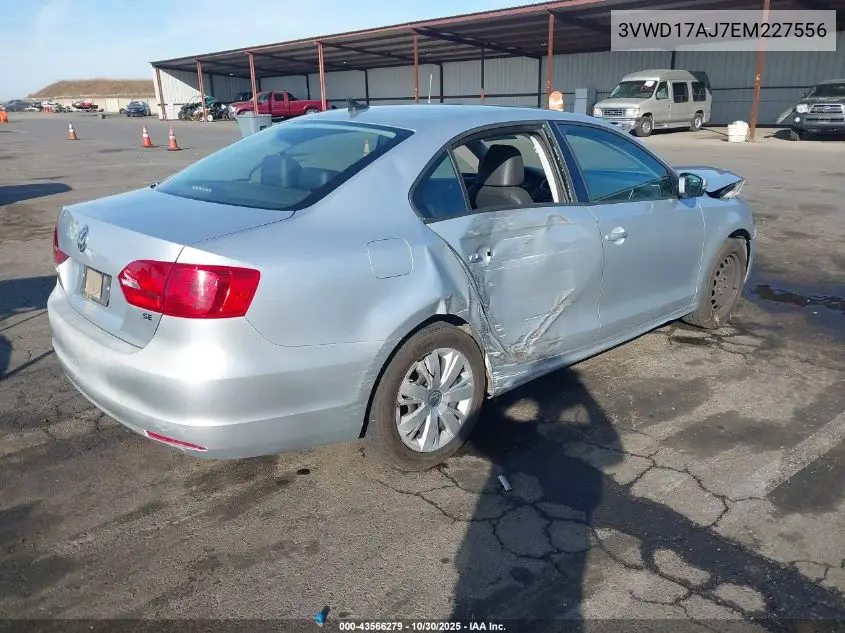 3VWD17AJ7EM227556 2014 Volkswagen Jetta 1.8T Se