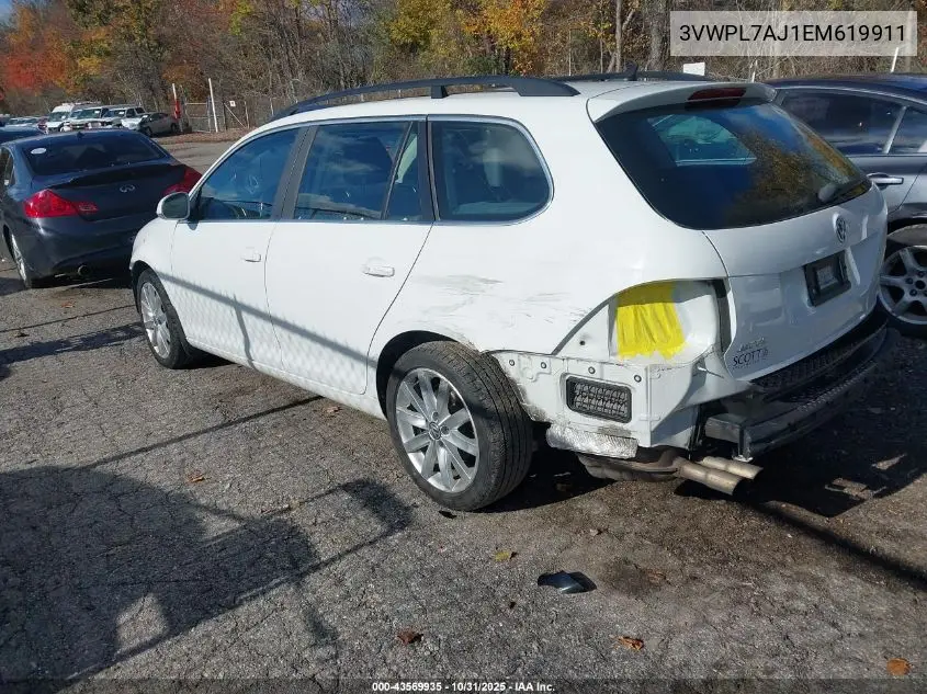 3VWPL7AJ1EM619911 2014 Volkswagen Jetta Sportwagen 2.0L Tdi