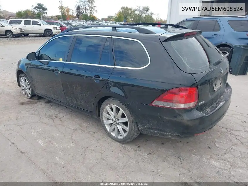 3VWPL7AJ5EM608524 2014 Volkswagen Jetta Sportwagen 2.0L Tdi