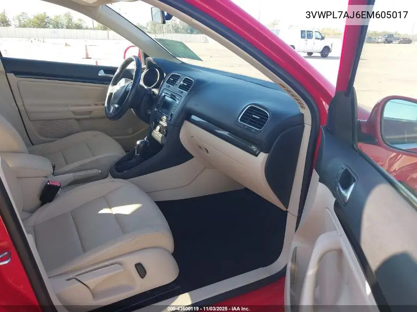 3VWPL7AJ6EM605017 2014 Volkswagen Jetta Sportwagen 2.0L Tdi