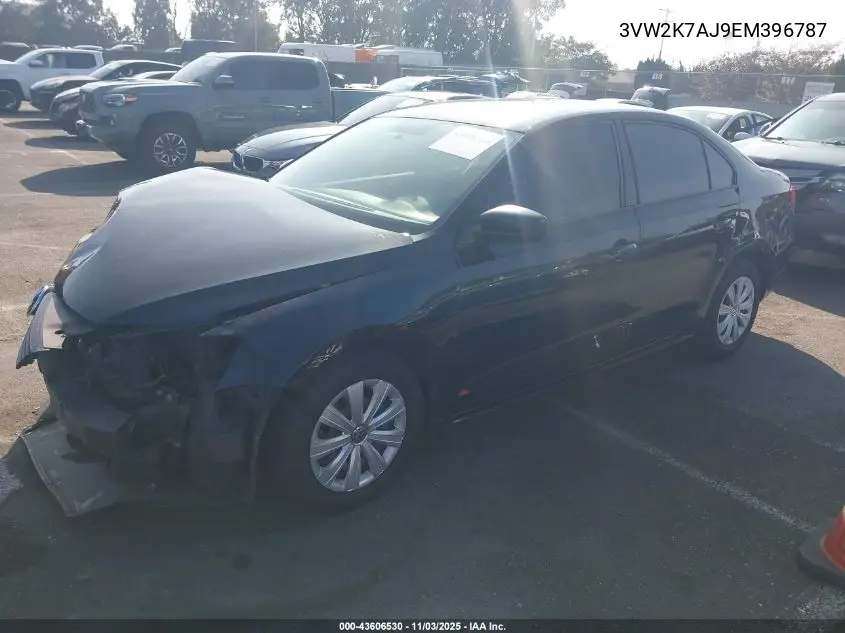 3VW2K7AJ9EM396787 2014 Volkswagen Jetta 2.0L S