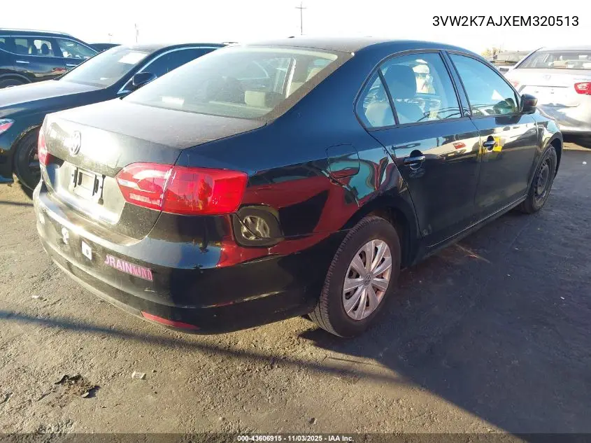 3VW2K7AJXEM320513 2014 Volkswagen Jetta 2.0L S