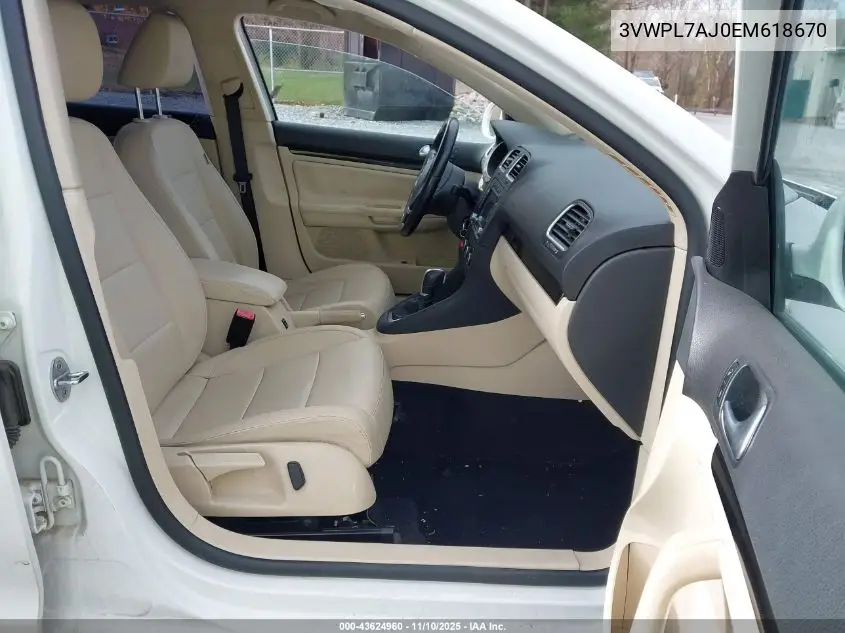 3VWPL7AJ0EM618670 2014 Volkswagen Jetta Sportwagen 2.0L Tdi