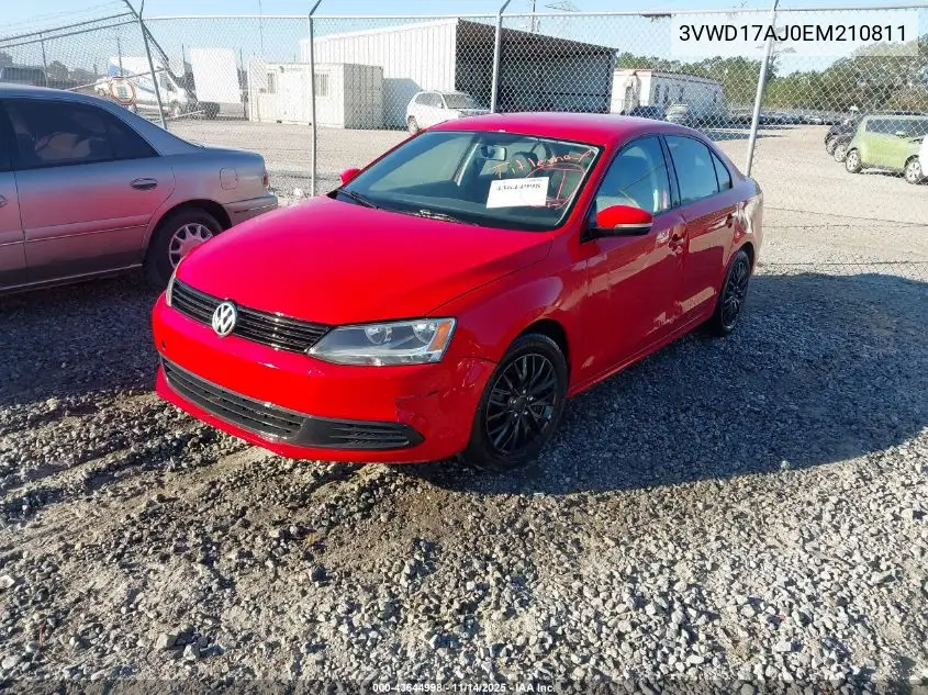3VWD17AJ0EM210811 2014 Volkswagen Jetta 1.8T Se