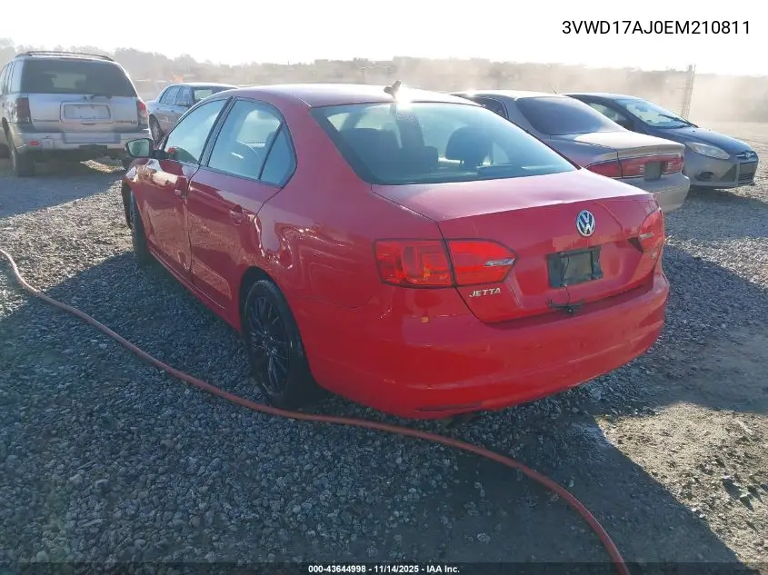 3VWD17AJ0EM210811 2014 Volkswagen Jetta 1.8T Se