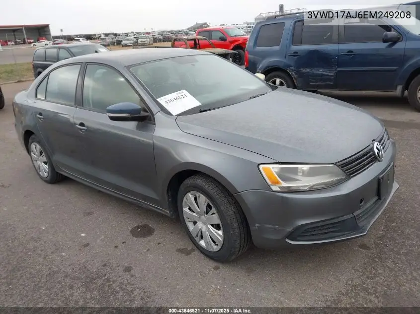 3VWD17AJ6EM249208 2014 Volkswagen Jetta 1.8T Se