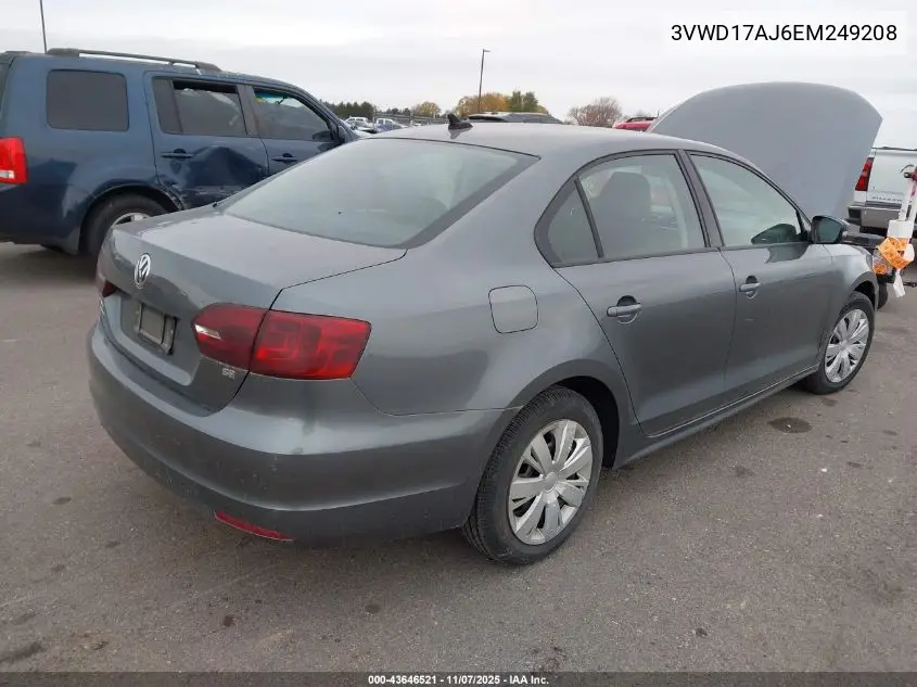 3VWD17AJ6EM249208 2014 Volkswagen Jetta 1.8T Se